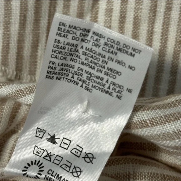 Reformation Size 4 Balia Midi Dress Sandy Stripes - Picture 10 of 11